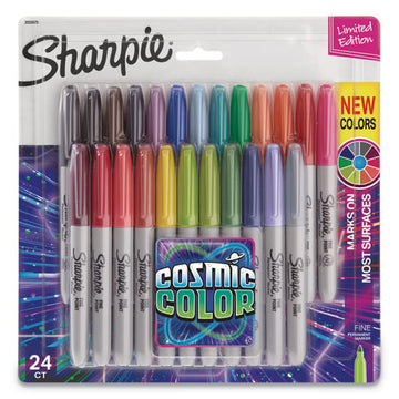 Sharpie® Cosmic Color Permanent Markers, Medium Bullet Tip, Assorted Cosmic Colors, 24-pack freeshipping - TVN Wholesale